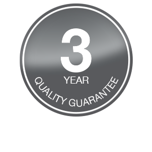 3 Year Guarantee Parts and Labour
