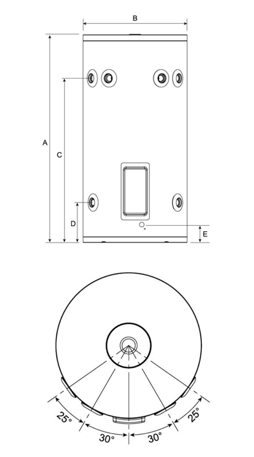 Small Electric Storage line drawing